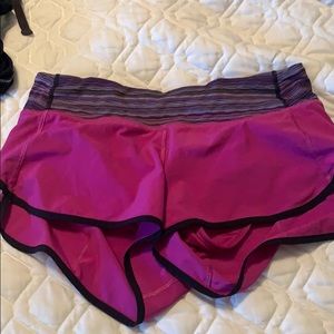 Purple shorts